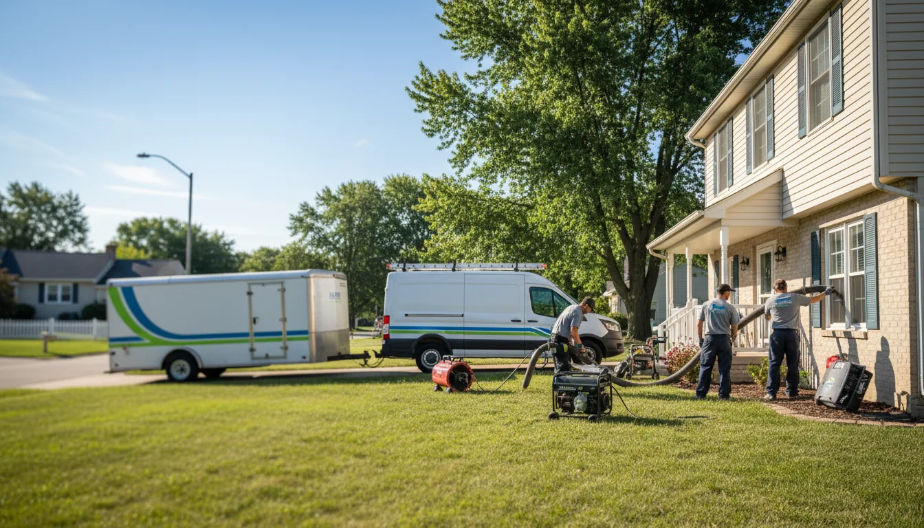 Flooded Basement Restoration And Cleanup With Repair in Farmington, IA near me